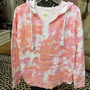 NWT Southern Spirit pink/peach hoodie Small